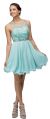 Main image of Sparkling Jewels Bodice Short Homecoming Party Dress
